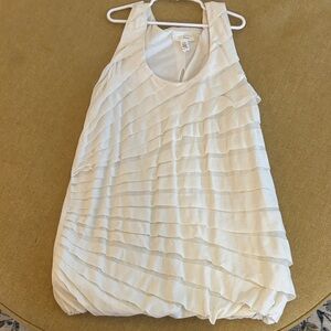 Trinity White Layered Tank Top